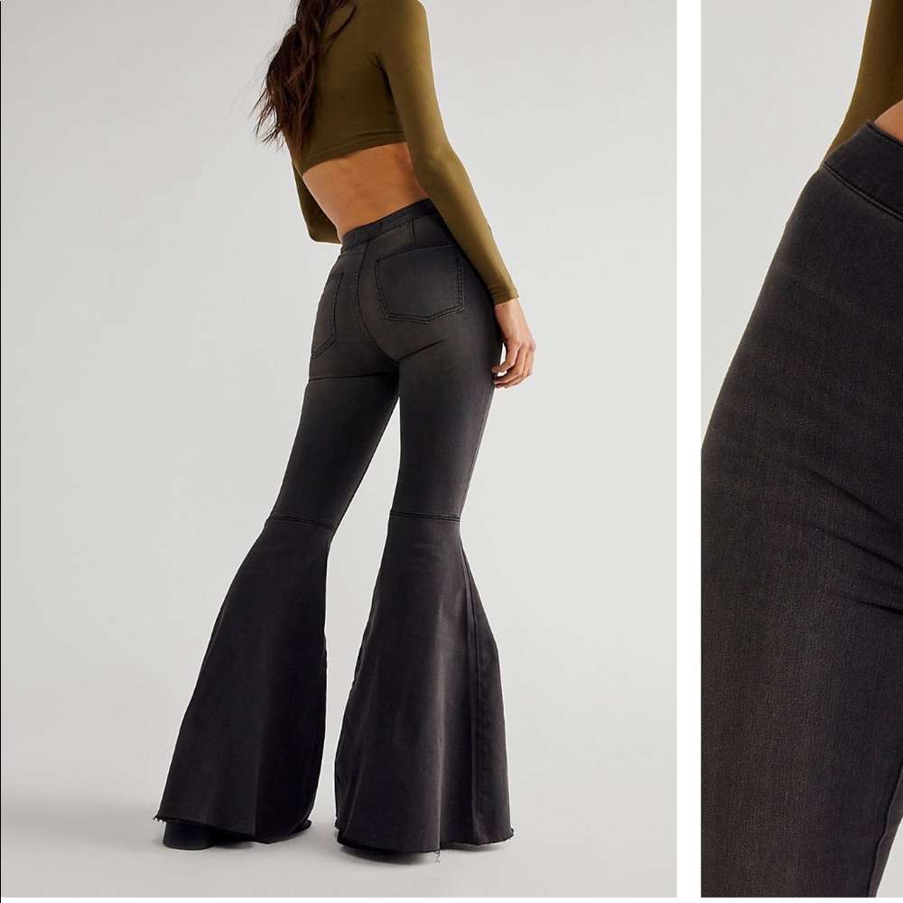 Free People Just Float On Flare Jeans
